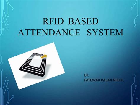 rfid attendance ppt